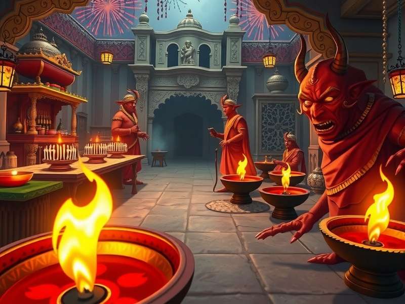 Adventure Of Royal Cumin game screenshot showing royal kitchen and spice demons